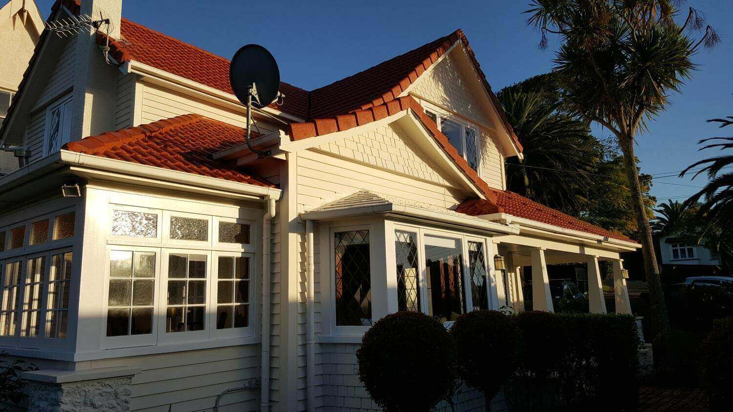 Weatherboard villa · exterior repaint